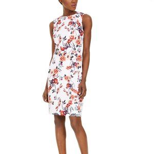 Floral-Print Sheath Dress